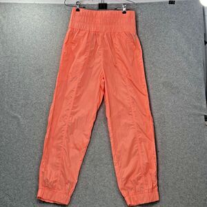Free People Movement The Way Home Jogger track Pant  High Rise papaya Orange L